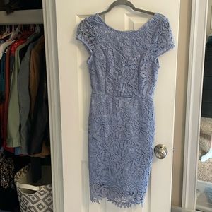 Lulus blue lace dress